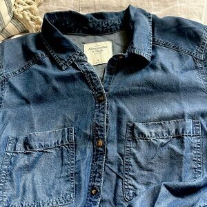 Abercrombie Tencel Denim Button down